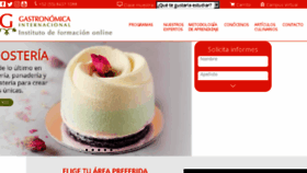 What Gastronomicainternacional.com website looked like in 2018 (6 years ago)
