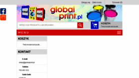 What Globalprint.pl website looked like in 2018 (6 years ago)