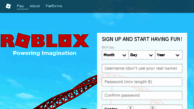 What Gooblox.com website looked like in 2018 (6 years ago)