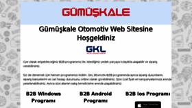 What Gumuskale.com.tr website looked like in 2018 (5 years ago)