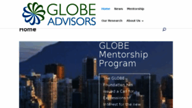 What Globeadvisors.ca website looked like in 2018 (6 years ago)
