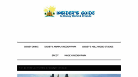 What Guide2disney.com website looked like in 2018 (6 years ago)