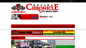 What Guyanachronicleonline.com website looked like in 2018 (6 years ago)