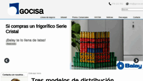 What Gocisa.es website looked like in 2018 (6 years ago)