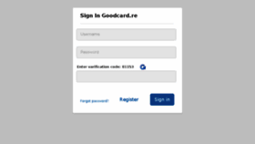 What Goodcard.re website looked like in 2018 (6 years ago)