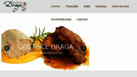 What Gostisce-draga.si website looked like in 2018 (6 years ago)