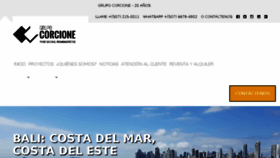What Grupocorcione.com website looked like in 2018 (6 years ago)