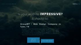 What Groupm7.com website looked like in 2018 (6 years ago)