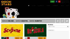 What Giochistars.it website looked like in 2018 (6 years ago)