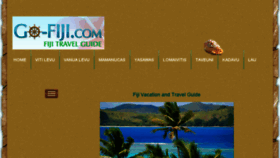 What Go-fiji.com website looked like in 2018 (6 years ago)