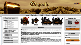 What Gogodly.com website looked like in 2018 (6 years ago)