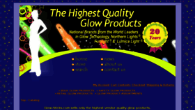 What Glow-sticks.com website looked like in 2018 (6 years ago)