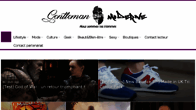 What Gentlemanmoderne.com website looked like in 2018 (6 years ago)