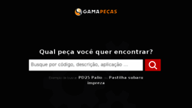 What Gamapecas.com.br website looked like in 2018 (6 years ago)