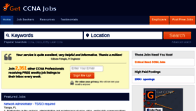 What Getccnajobs.com website looked like in 2018 (6 years ago)