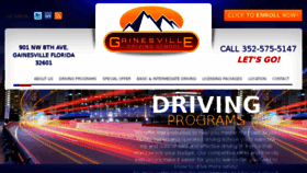What Gainesvillesafedrivingschool.com website looked like in 2018 (6 years ago)