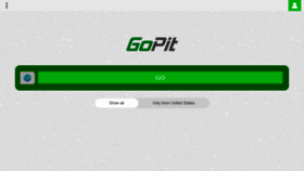 What Gopit.com website looked like in 2018 (5 years ago)