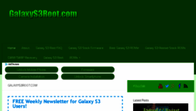 What Galaxys3root.com website looked like in 2018 (6 years ago)