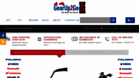 What Gearup2go.com website looked like in 2018 (6 years ago)