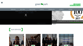 What Green-park.co.uk website looked like in 2018 (5 years ago)