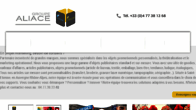 What Groupe-aliace.com website looked like in 2018 (5 years ago)