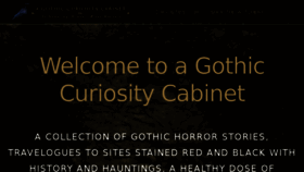 What Gothichorrorstories.com website looked like in 2018 (6 years ago)