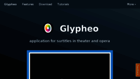 What Glypheo.com website looked like in 2018 (5 years ago)