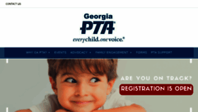 What Georgiapta.org website looked like in 2018 (5 years ago)