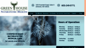 What Greenhousemedicine.com website looked like in 2018 (6 years ago)