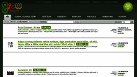 What Growbazar.cz website looked like in 2018 (5 years ago)