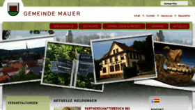 What Gemeinde-mauer.de website looked like in 2018 (6 years ago)
