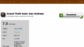What Grand-theft-auto-san-andreas-patch.fileplanet.com website looked like in 2018 (6 years ago)