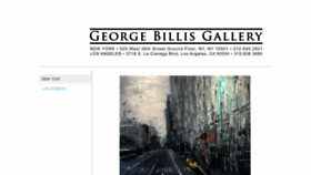 What Georgebillis.com website looked like in 2018 (6 years ago)