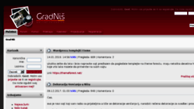 What Gradnis.net website looked like in 2018 (5 years ago)