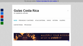 What Guiascostarica.com website looked like in 2018 (6 years ago)