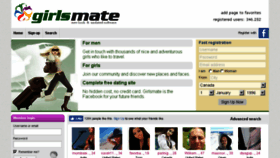 What Girlsmate.com website looked like in 2018 (5 years ago)