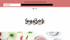 What Geniabeme.com website looked like in 2018 (6 years ago)