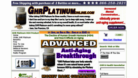 What Ghrplatinumonline.com website looked like in 2018 (5 years ago)