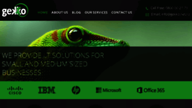 What Gekko.net.nz website looked like in 2018 (7 years ago)