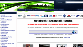 What Gebraucht-notebook.de website looked like in 2018 (6 years ago)