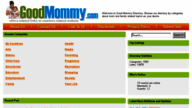 What Goodmommy.com website looked like in 2018 (5 years ago)