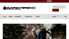 What Gunfightersinc.com website looked like in 2018 (6 years ago)