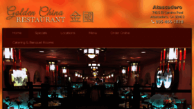 What Goldenchinarestaurant.net website looked like in 2018 (6 years ago)