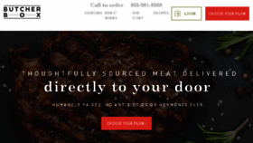 What Getbutcherbox.com website looked like in 2018 (6 years ago)