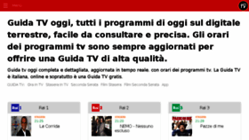 What Guidatvoggi.it website looked like in 2018 (7 years ago)