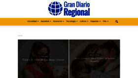 What Grandiarioregional.com website looked like in 2018 (5 years ago)