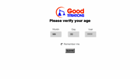 What Goodtitrations.com website looked like in 2018 (5 years ago)