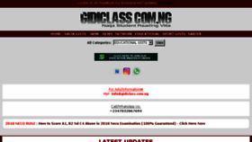 What Gidiclass.com.ng website looked like in 2018 (5 years ago)