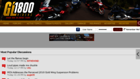 What Gl1800riders.com website looked like in 2018 (5 years ago)