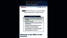 What Governor.nh.gov website looked like in 2018 (6 years ago)